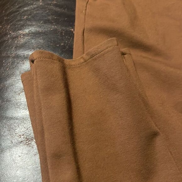Chico’s “So Slimming” Refined Ponte Ankle Pant | Brown - Picture 13 of 16
